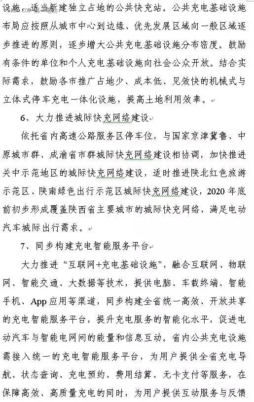 陜西省發布充電基礎設施規劃 2020年計劃建樁超過9.44萬