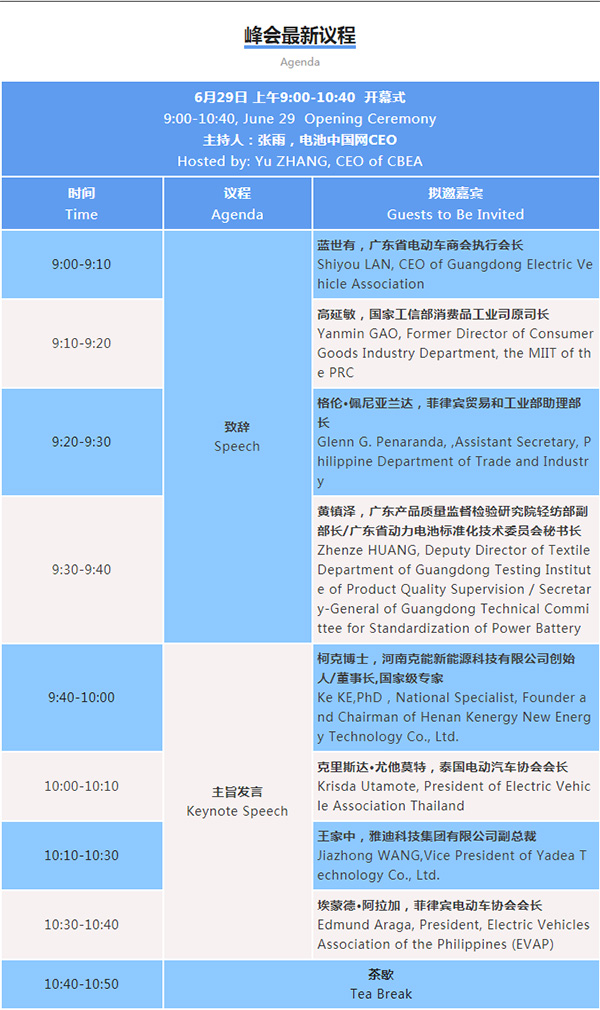 最新議程 | 2022輕型電動車用鋰電池技術及應用國際峰會（BLEV2022）